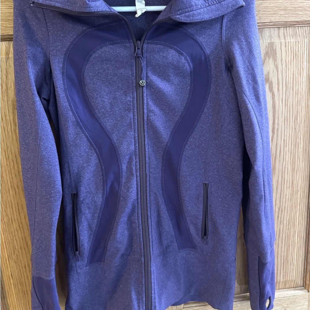 Lululemon Athletica Purple Zip-Up Jacket with Hood